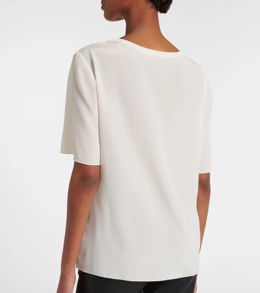 Joseph Rubin silk crêpe de soie T-shirt | Thumbnail 5 Joseph Rubin silk crêpe de soie T-shirt | Thumbnail 5