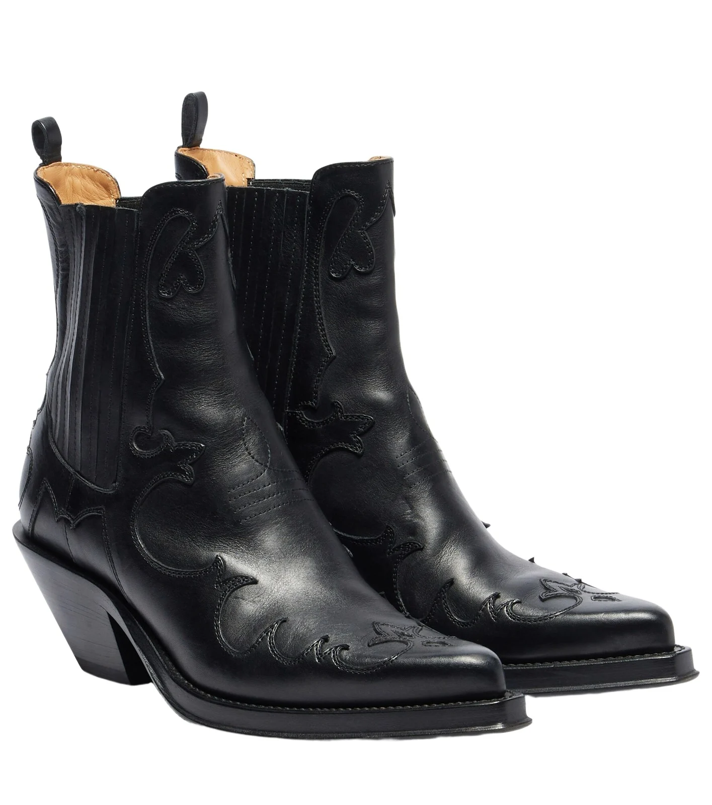 Gabriela Hearst Cassidy cow-print leather cowboy boots