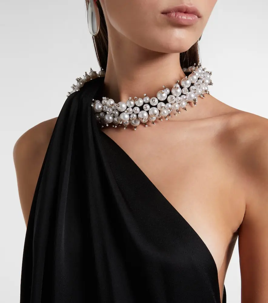 Stella McCartney Embellished satin minidress | Thumbnail 2