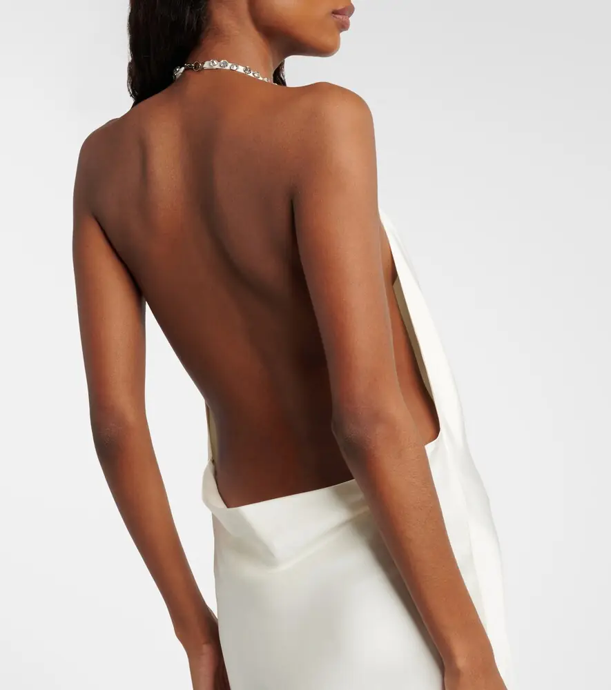 Stella McCartney Crystal-embellished satin gown | Thumbnail 4