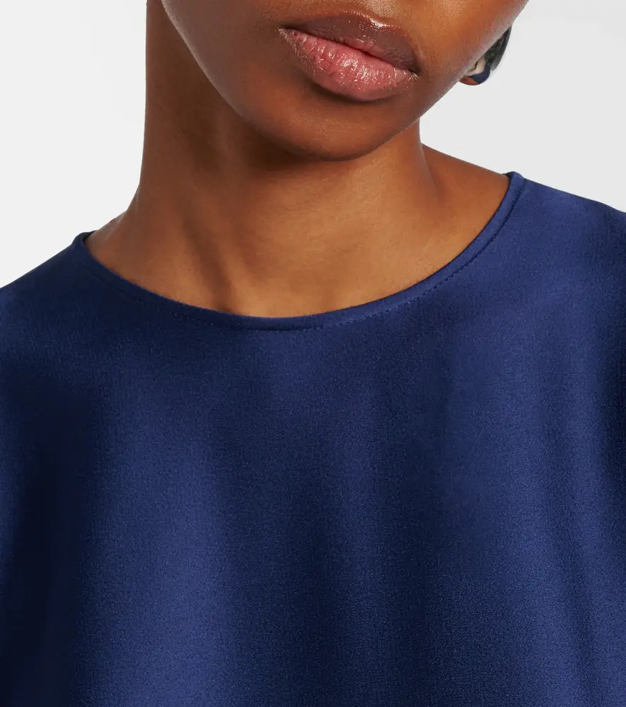 Stella McCartney Faux pearl-embellished satin top | Thumbnail 5
