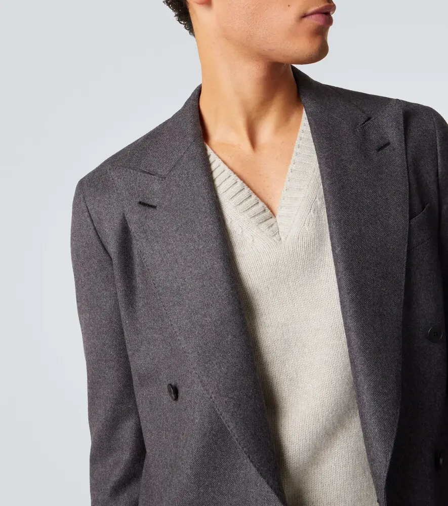 Saman Amel Double-breasted wool suit jacket | Thumbnail 4 Saman Amel Double-breasted wool suit jacket | Thumbnail 4