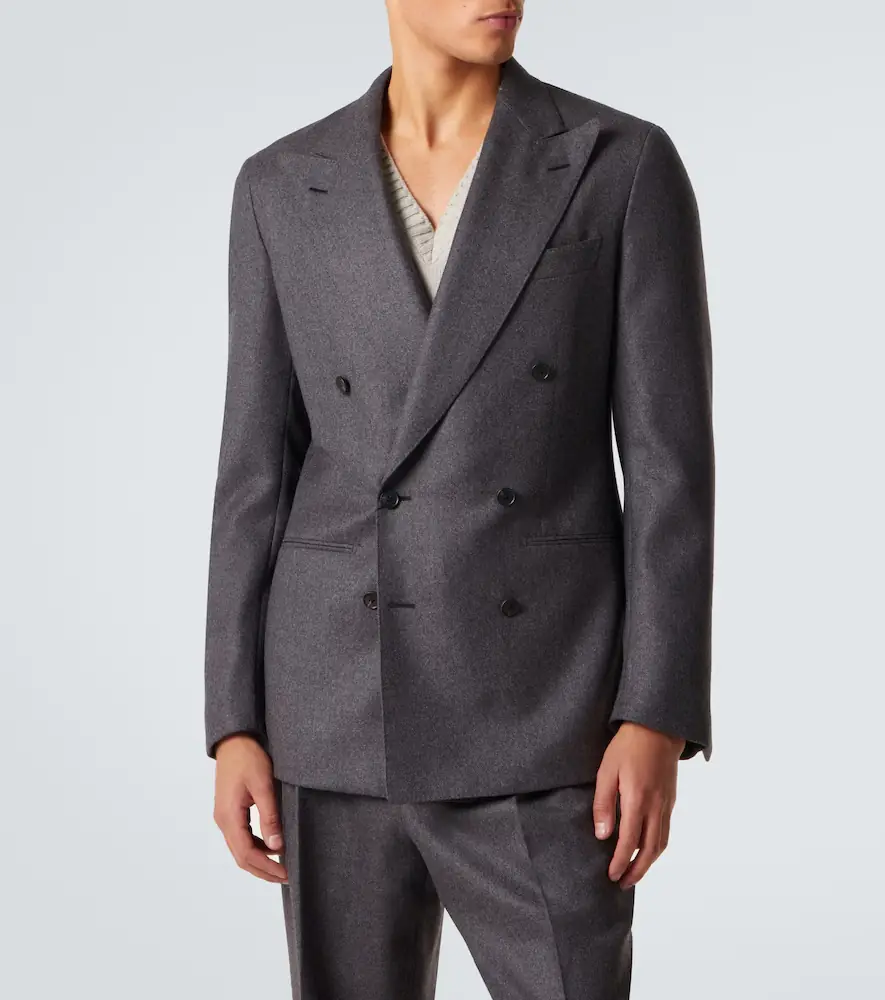 Saman Amel Double-breasted wool suit jacket | Thumbnail 8 Saman Amel Double-breasted wool suit jacket | Thumbnail 8