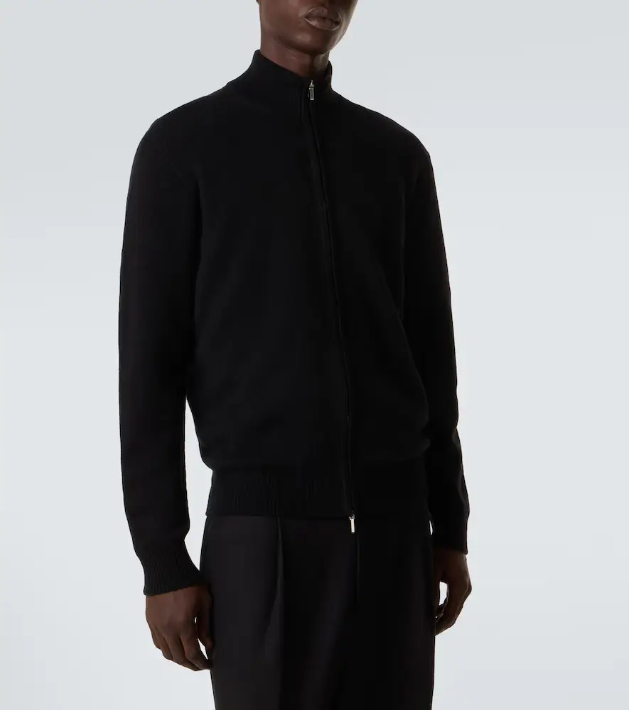 Saman Amel Halle ribbed-knit cashmere zip-up sweater | Thumbnail 4 Saman Amel Halle ribbed-knit cashmere zip-up sweater | Thumbnail 4