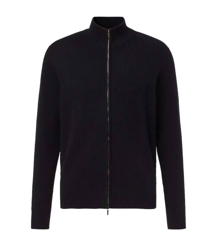Saman Amel Halle ribbed-knit cashmere zip-up sweater | Image 1 Saman Amel Halle ribbed-knit cashmere zip-up sweater | Image 1