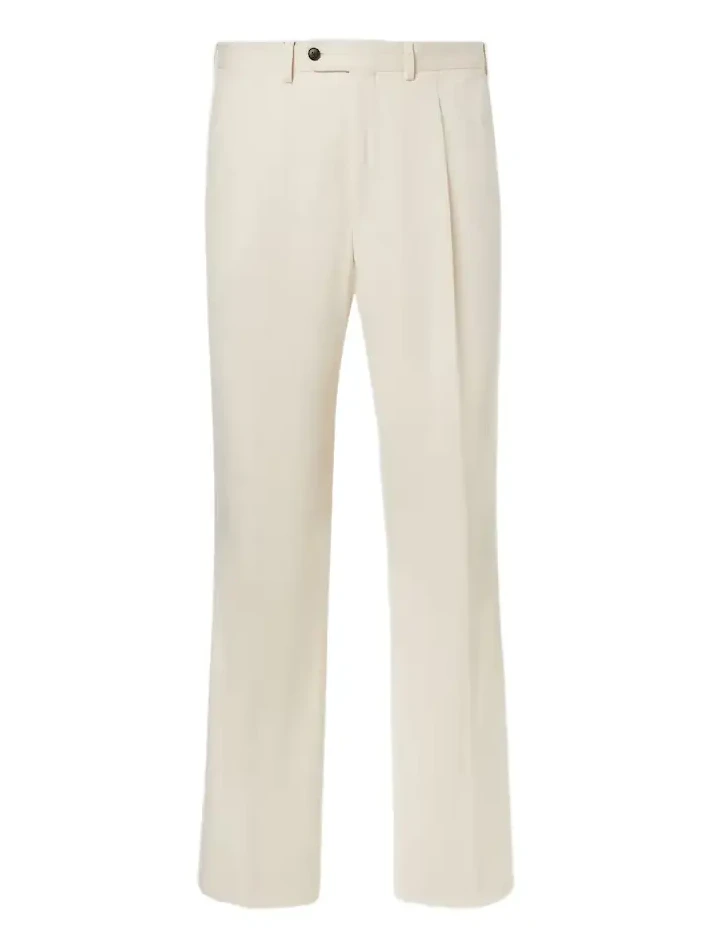Cotton straight pants Cotton straight pants