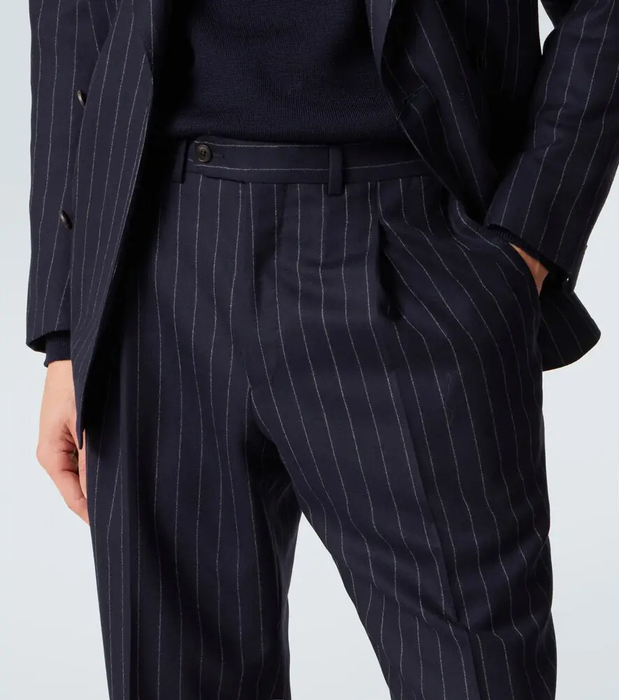 Saman Amel Amo striped wool suit pants | Thumbnail 2 Saman Amel Amo striped wool suit pants | Thumbnail 2