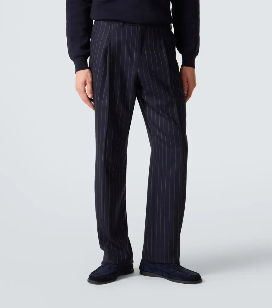 Saman Amel Amo striped wool suit pants | Thumbnail 3 Saman Amel Amo striped wool suit pants | Thumbnail 3