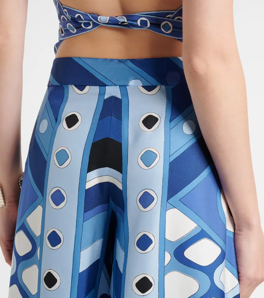 PUCCI Vivara high-rise silk wide-leg pants | Thumbnail 5