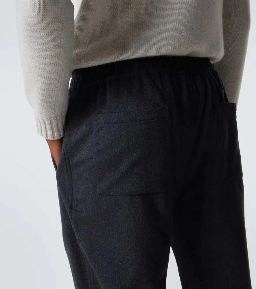 Saman Amel Cashmere straight pants | Thumbnail 3