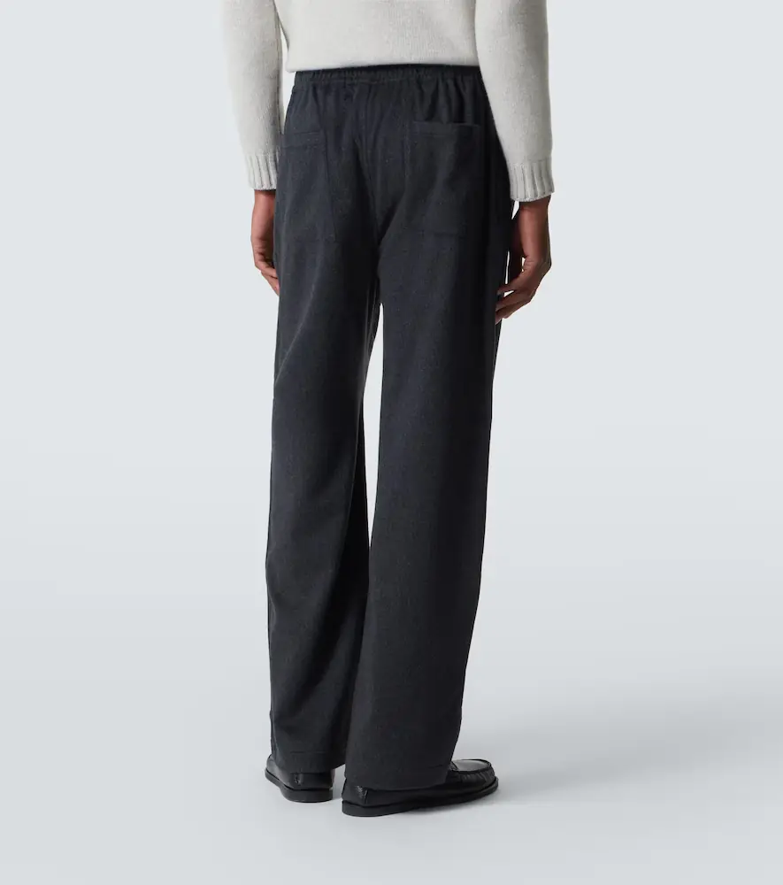 Saman Amel Cashmere straight pants | Thumbnail 4