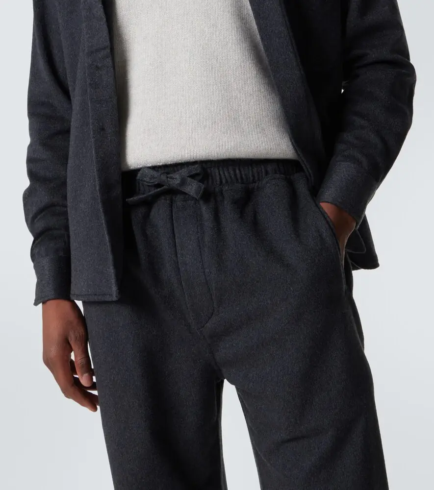 Saman Amel Cashmere straight pants | Thumbnail 5