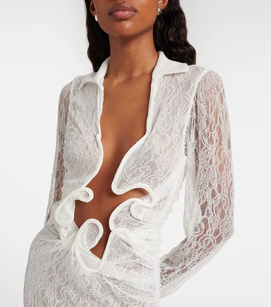 Christopher Esber Venus sheer lace gown | Thumbnail 5 Christopher Esber Venus sheer lace gown | Thumbnail 5