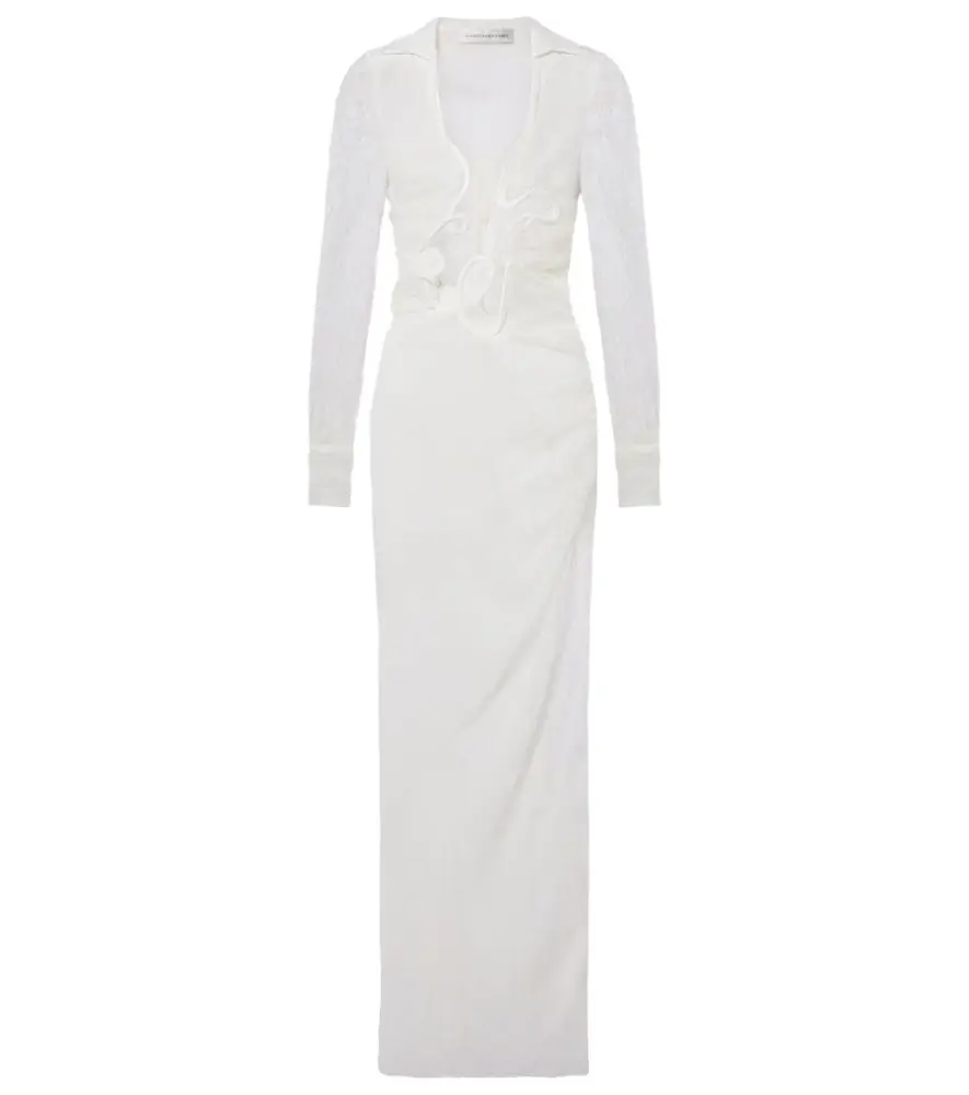 Christopher Esber Venus sheer lace gown