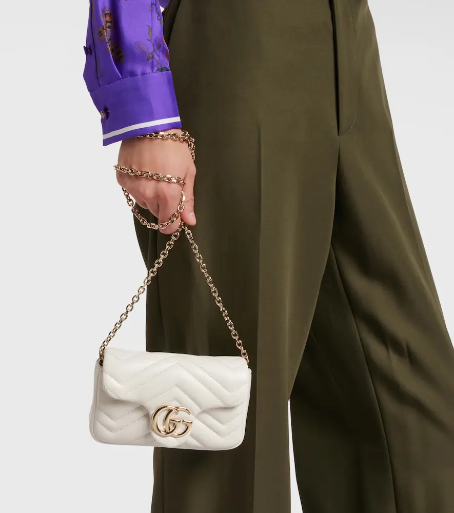 Gucci GG Marmont Mini leather shoulder bag | Thumbnail 7 Gucci GG Marmont Mini leather shoulder bag | Thumbnail 7