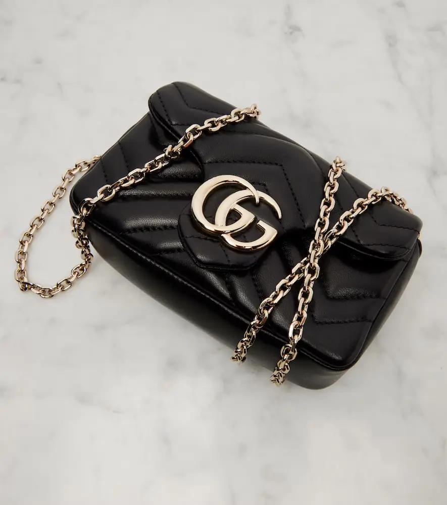 Gucci GG Marmont Mini leather crossbody bag | Thumbnail 2 Gucci GG Marmont Mini leather crossbody bag | Thumbnail 2