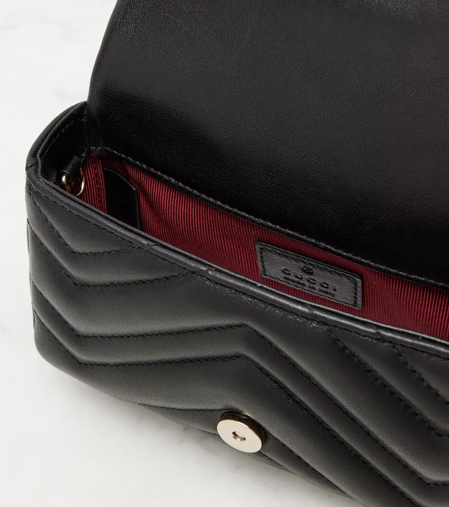 Gucci GG Marmont Mini leather crossbody bag | Thumbnail 4 Gucci GG Marmont Mini leather crossbody bag | Thumbnail 4