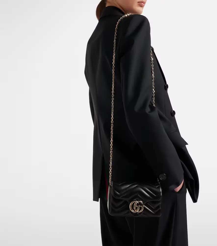 Gucci GG Marmont Mini leather crossbody bag | Thumbnail 5 Gucci GG Marmont Mini leather crossbody bag | Thumbnail 5