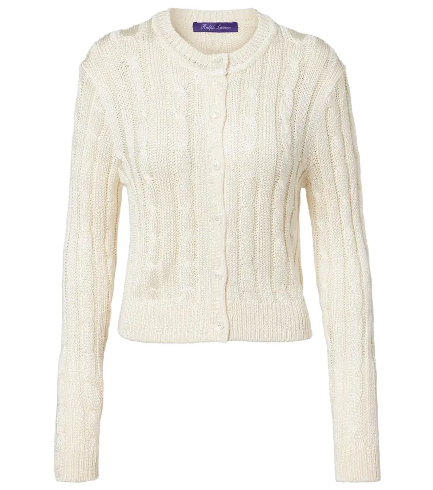 Ralph Lauren Collection Silk cardigan | Image 1 Ralph Lauren Collection Silk cardigan | Image 1