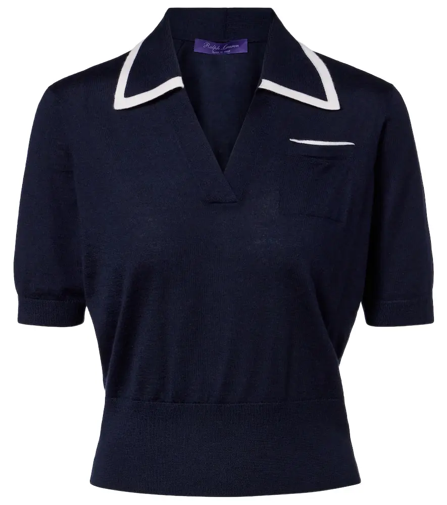 Ralph Lauren Collection Cashmere polo sweater | Image 1 Ralph Lauren Collection Cashmere polo sweater | Image 1