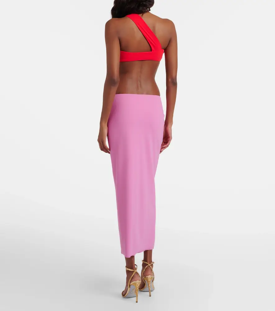Roberto Cavalli Cutout one-shoulder midi dress | Thumbnail 3