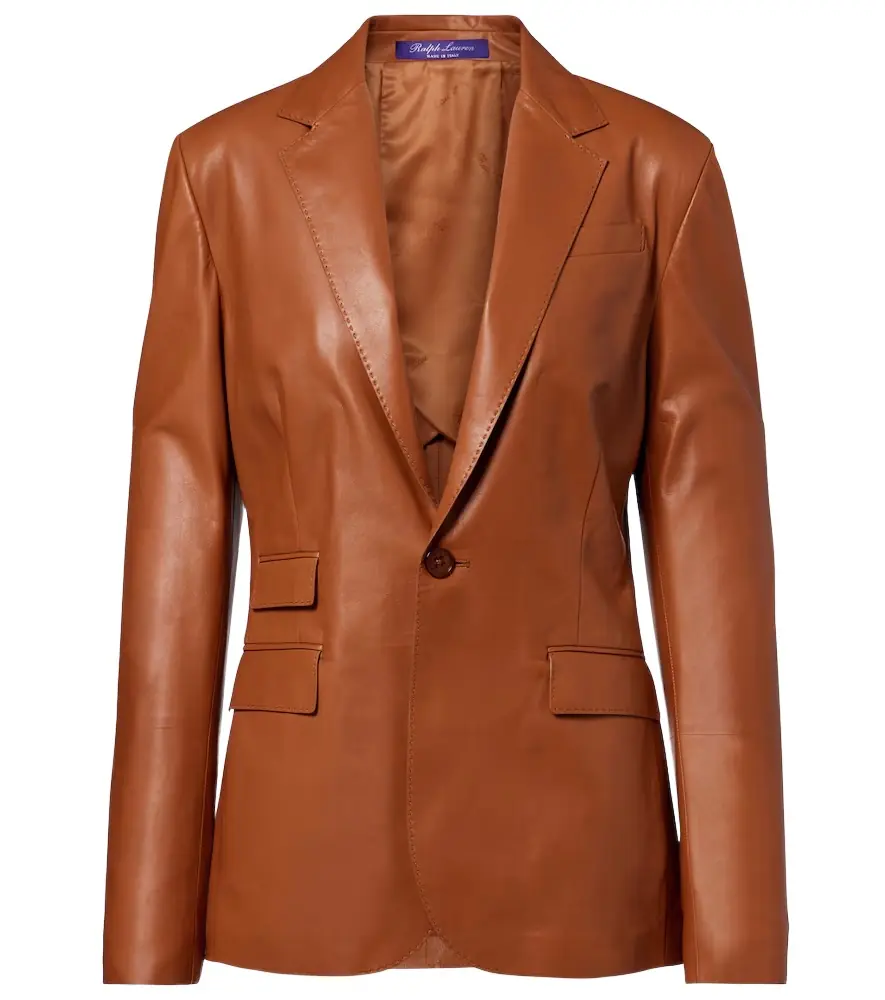 Ralph Lauren Collection Parker leather blazer | Image 1 Ralph Lauren Collection Parker leather blazer | Image 1