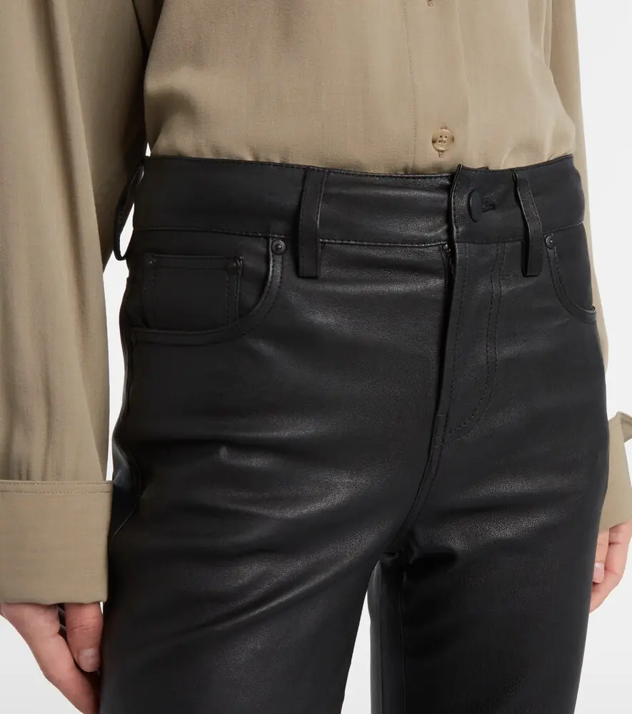 AG Jeans Sophie leather bootcut pants | Thumbnail 4