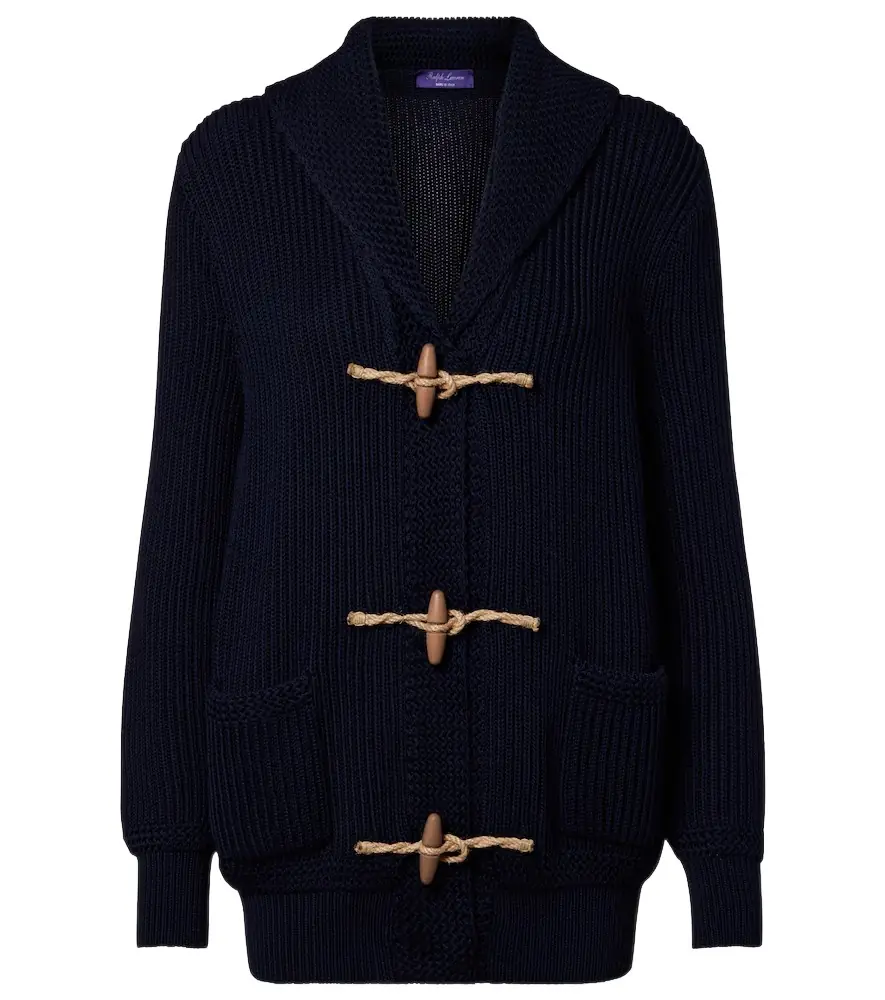 Ralph Lauren Collection Cotton and silk cardigan | Image 1 Ralph Lauren Collection Cotton and silk cardigan | Image 1