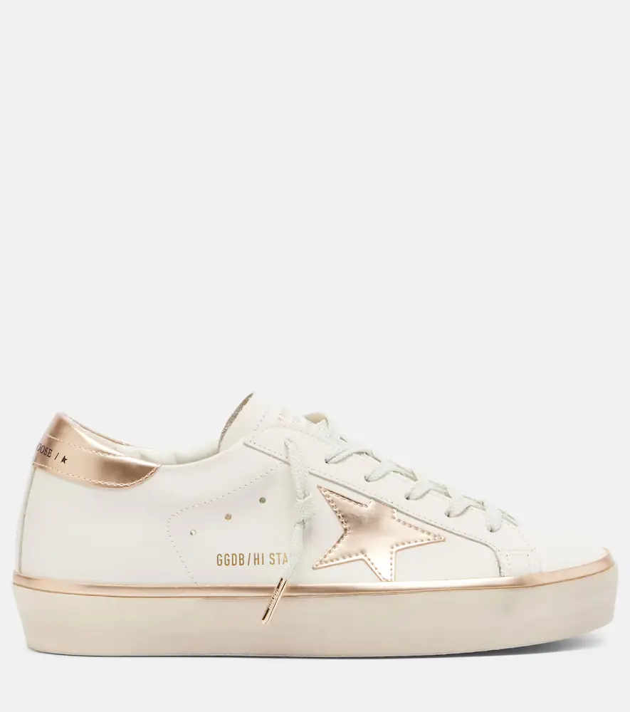 Golden Goose Hi Star leather sneakers | Thumbnail 3 Golden Goose Hi Star leather sneakers | Thumbnail 3