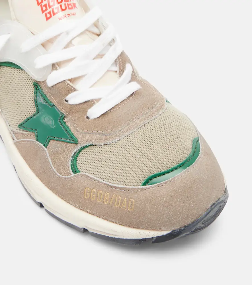Golden Goose Dad Star leather-trimmed sneakers | Thumbnail 2 Golden Goose Dad Star leather-trimmed sneakers | Thumbnail 2