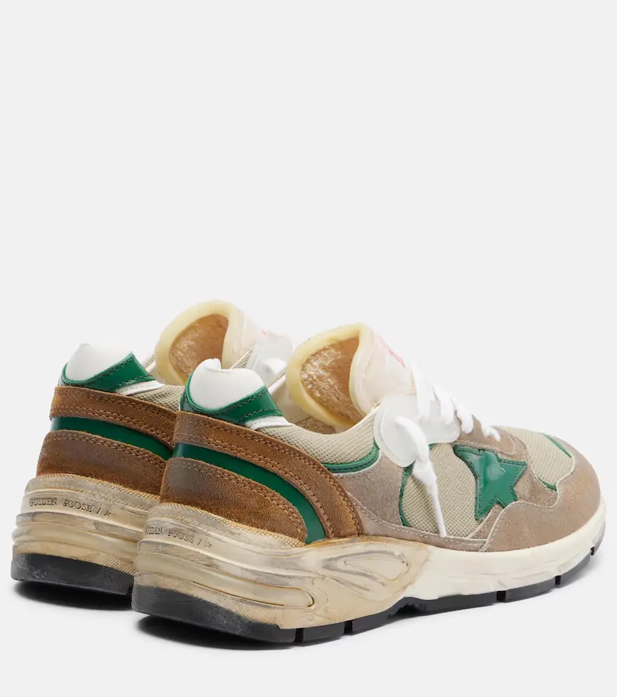 Golden Goose Dad Star leather-trimmed sneakers | Thumbnail 3 Golden Goose Dad Star leather-trimmed sneakers | Thumbnail 3