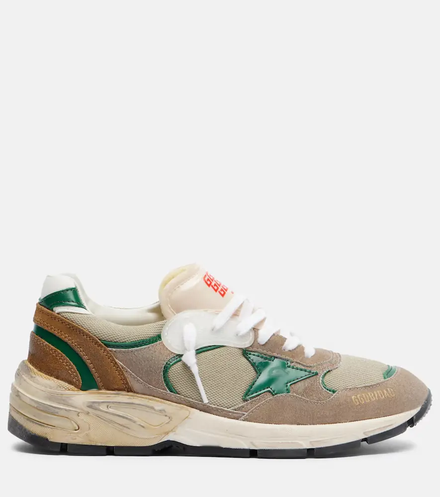 Golden Goose Dad Star leather-trimmed sneakers | Thumbnail 4 Golden Goose Dad Star leather-trimmed sneakers | Thumbnail 4