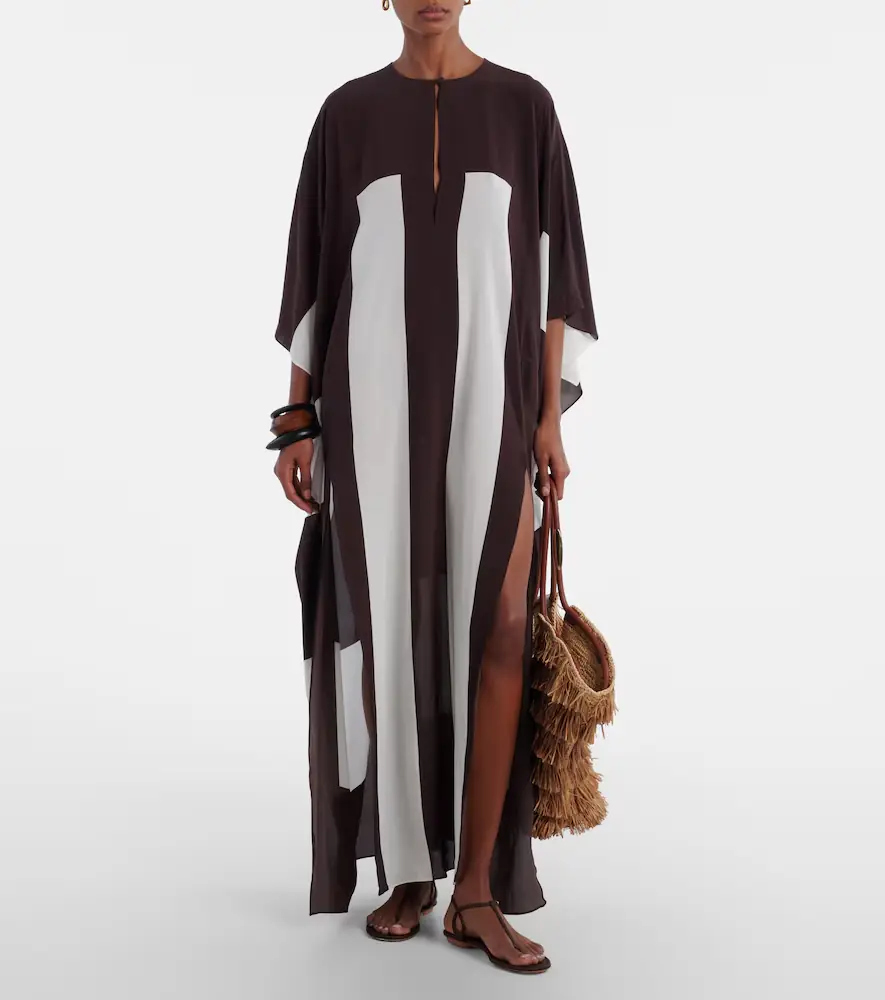 ADRIANA DEGREAS Striped kaftan | Thumbnail 5