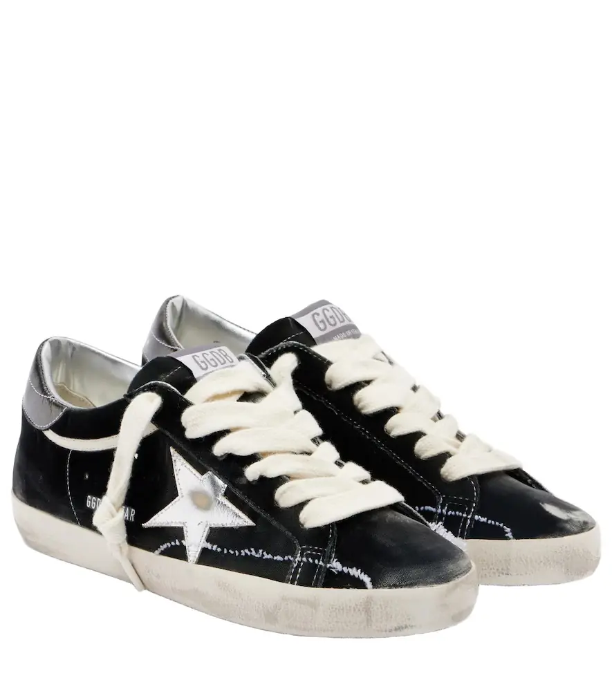 Golden Goose Super-Star velvet sneakers