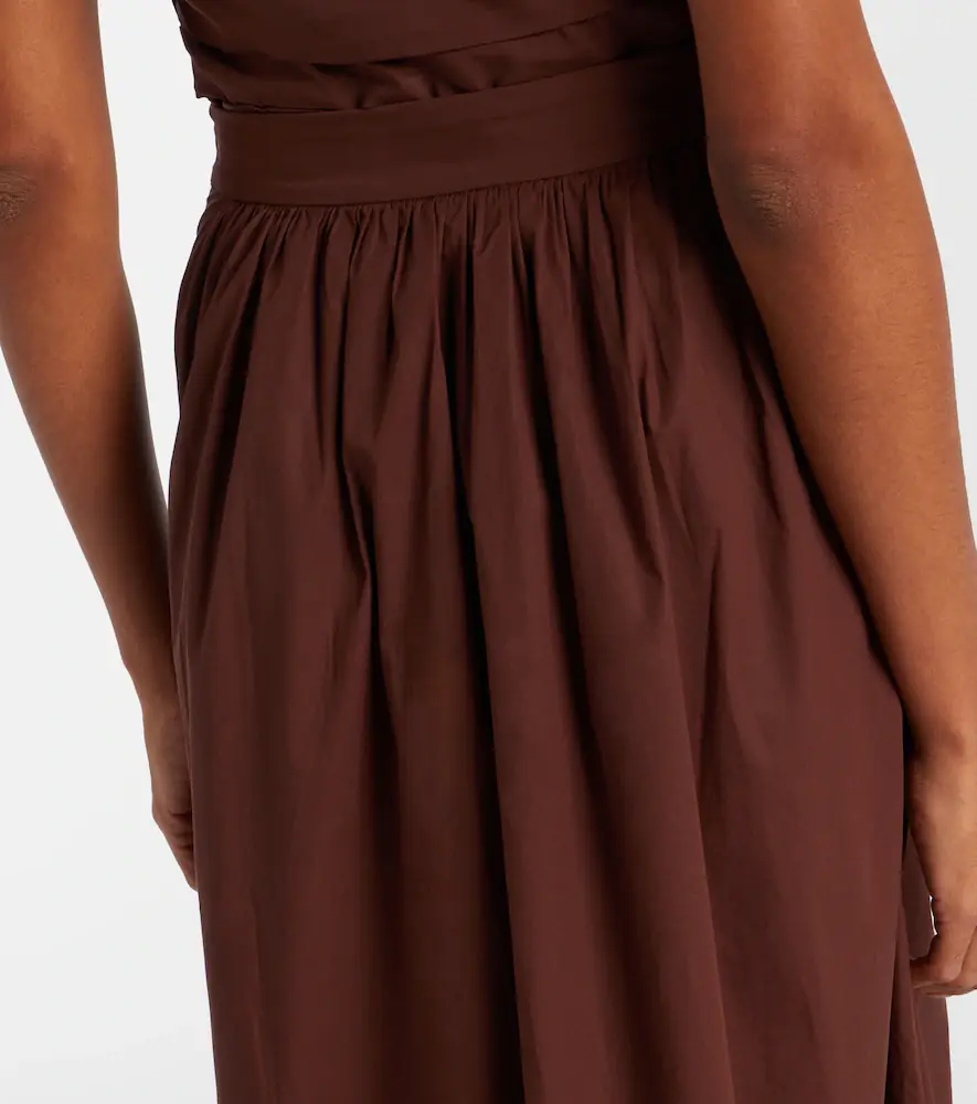 ADRIANA DEGREAS Pleated cotton maxi skirt | Thumbnail 4 ADRIANA DEGREAS Pleated cotton maxi skirt | Thumbnail 4