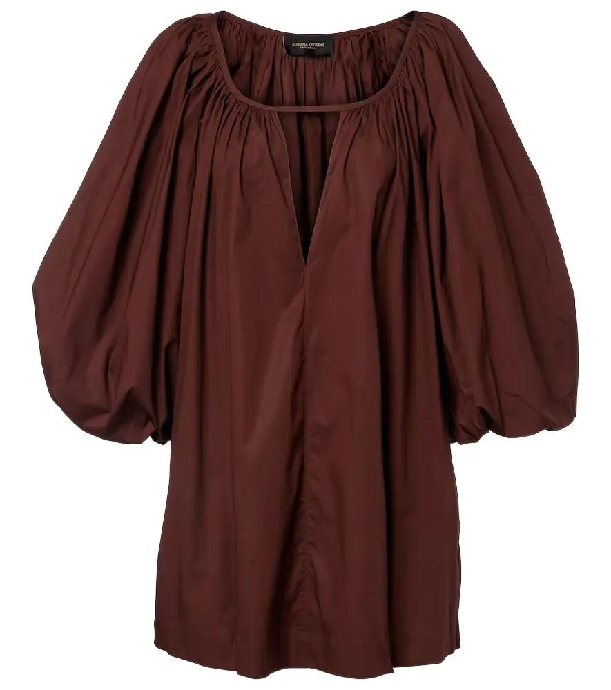ADRIANA DEGREAS Cotton-blend minidress | Image 1 ADRIANA DEGREAS Cotton-blend minidress | Image 1