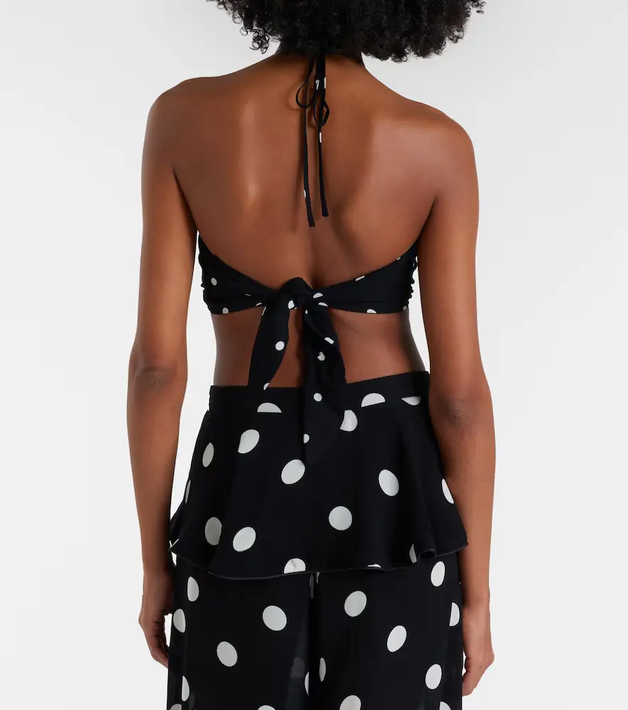 ADRIANA DEGREAS Polka-dot bandeau bikini top | Thumbnail 2 ADRIANA DEGREAS Polka-dot bandeau bikini top | Thumbnail 2