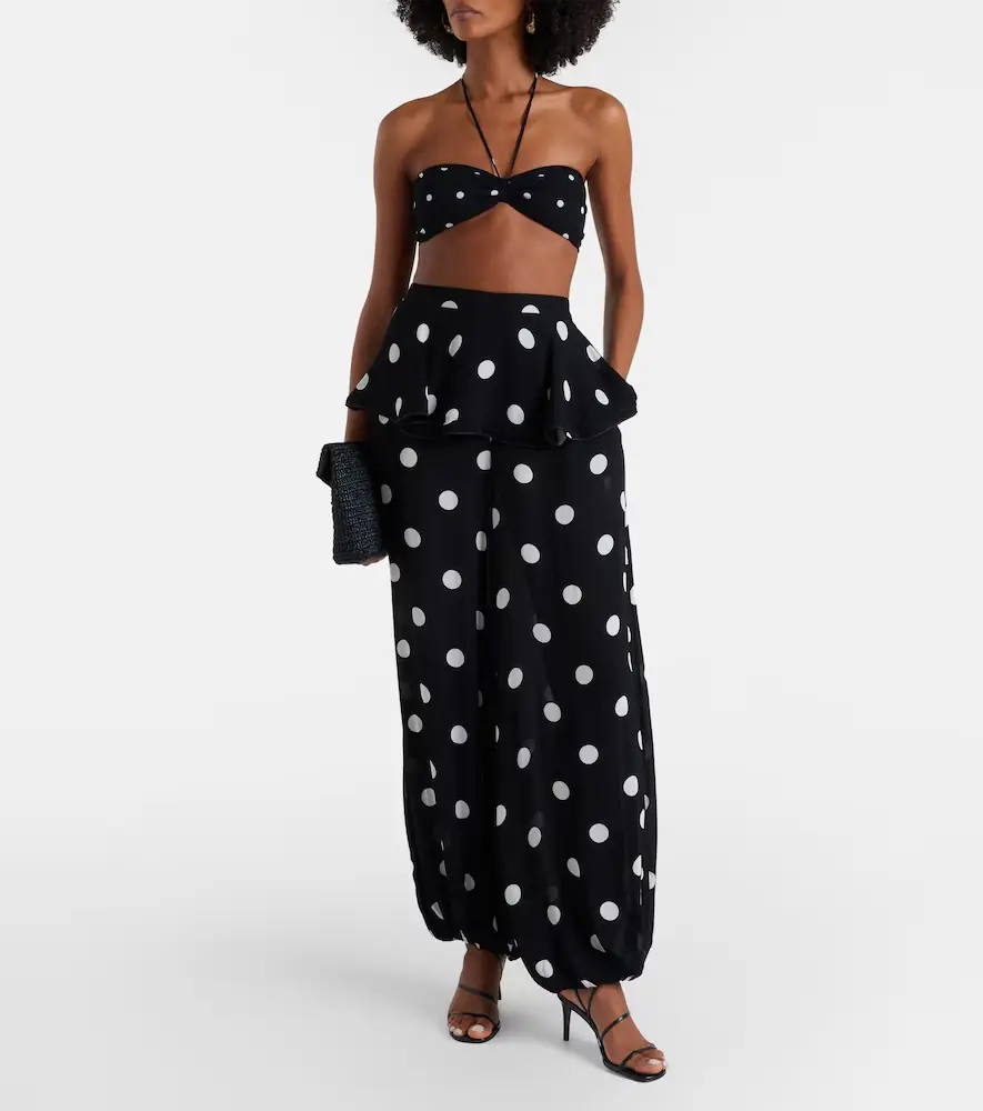 ADRIANA DEGREAS Polka-dot bandeau bikini top | Thumbnail 3 ADRIANA DEGREAS Polka-dot bandeau bikini top | Thumbnail 3