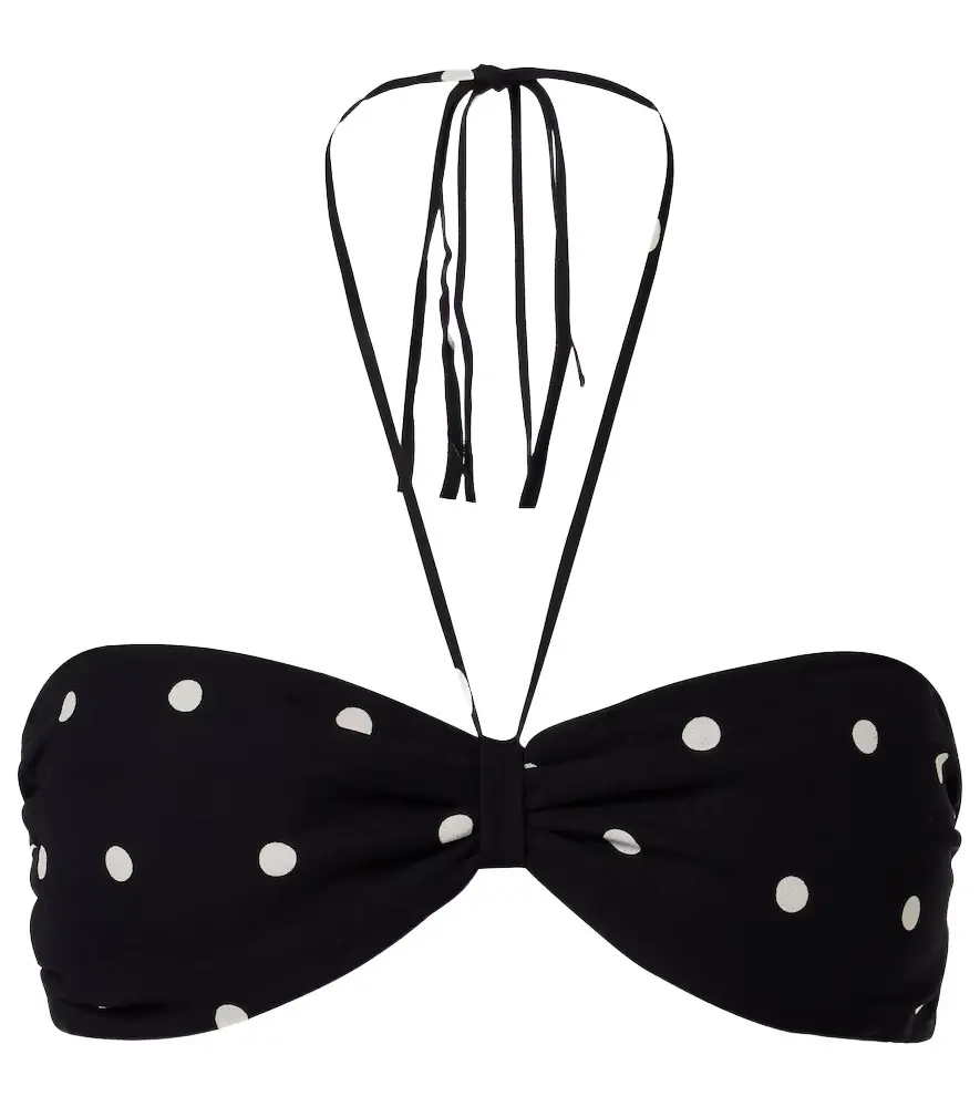 ADRIANA DEGREAS Polka-dot bandeau bikini top | Image 1 ADRIANA DEGREAS Polka-dot bandeau bikini top | Image 1