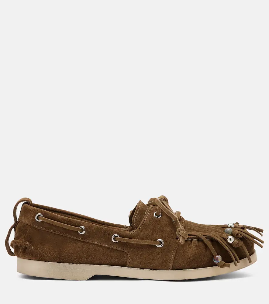 Golden Goose Cruise beaded suede boat shoes | Thumbnail 3 Golden Goose Cruise beaded suede boat shoes | Thumbnail 3