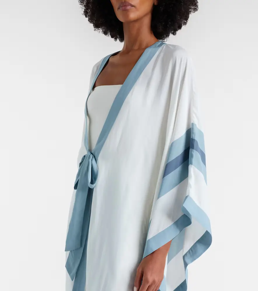 ADRIANA DEGREAS Bold Stripes kaftan | Thumbnail 3