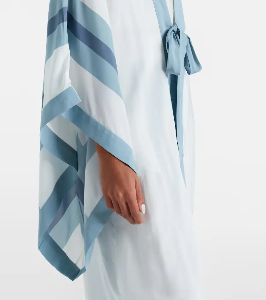 ADRIANA DEGREAS Bold Stripes kaftan | Thumbnail 4
