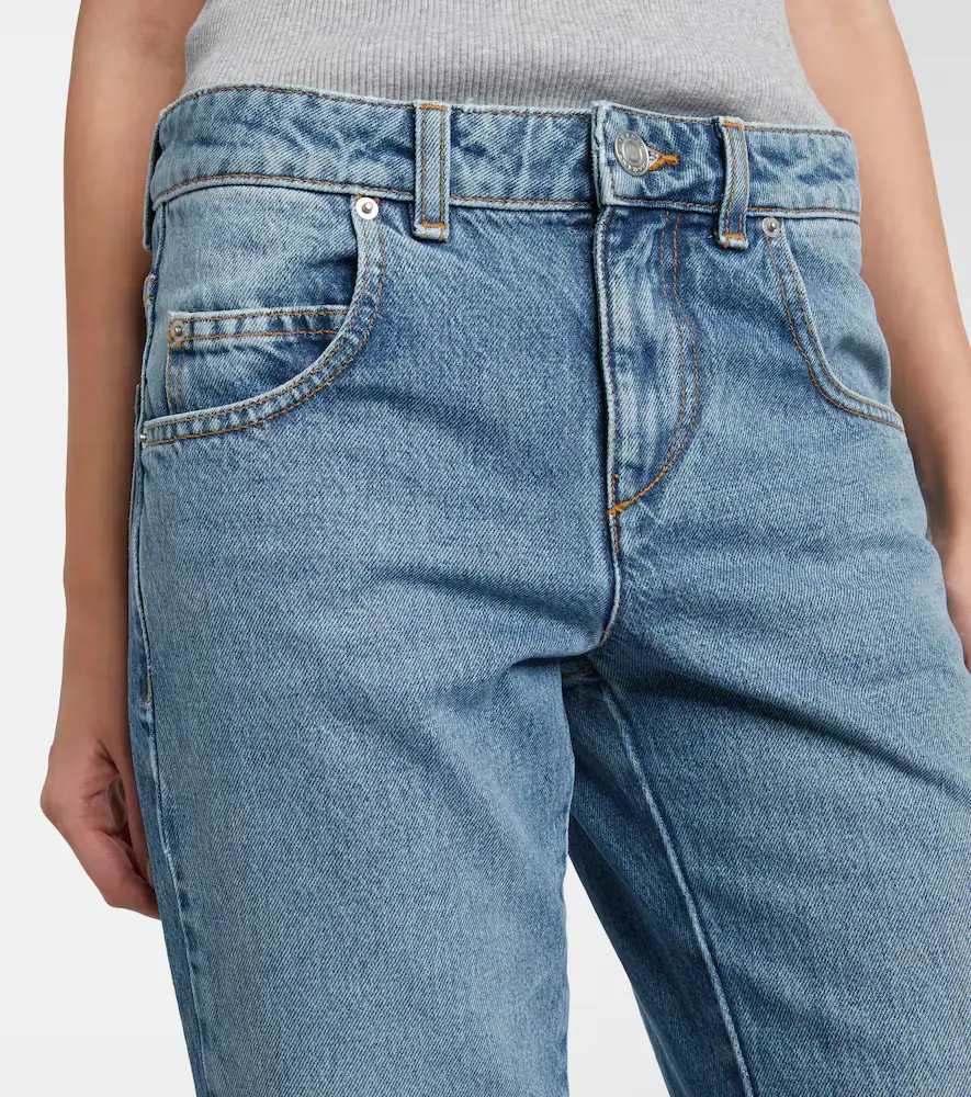Isabel Marant Dromie mid-rise straight jeans | Thumbnail 5