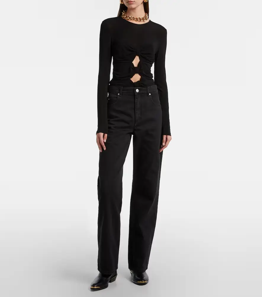 Isabel Marant Dromie mid-rise straight jeans | Thumbnail 6