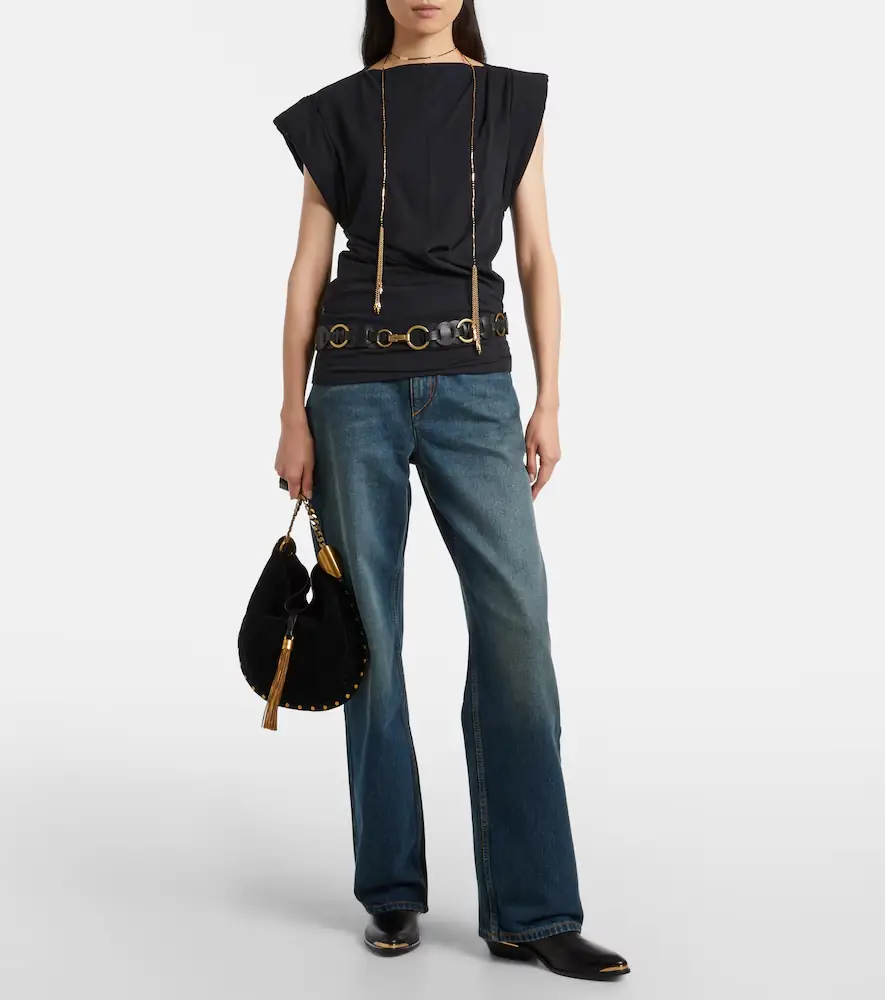 Isabel Marant Dromie mid-rise straight jeans | Thumbnail 6