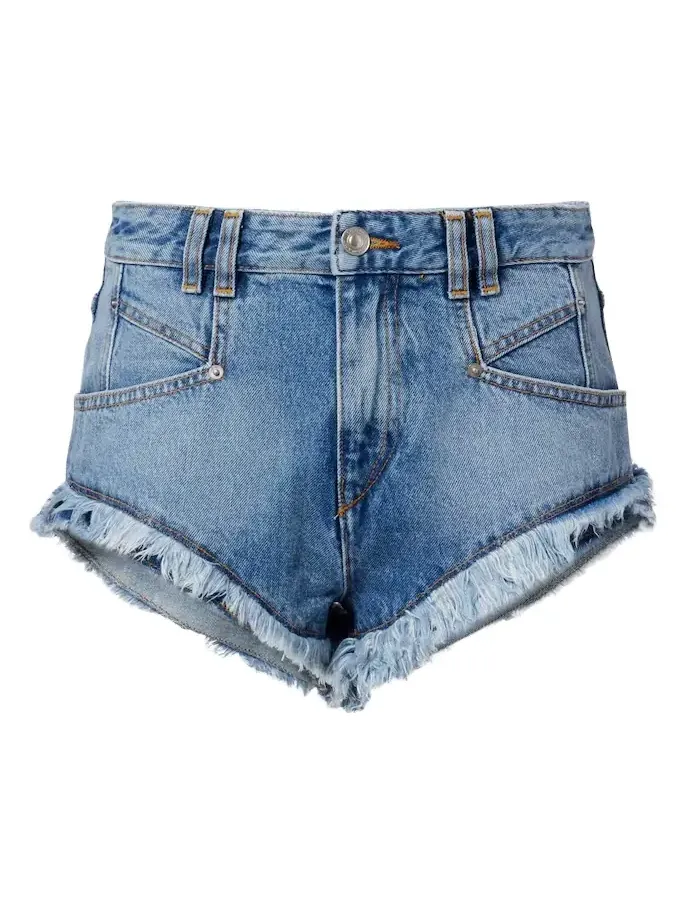 Eneidala high-rise denim shorts Eneidala high-rise denim shorts