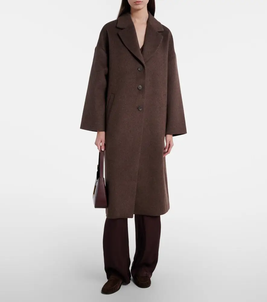 Velvet Lafayette wool-blend coat | Thumbnail 4