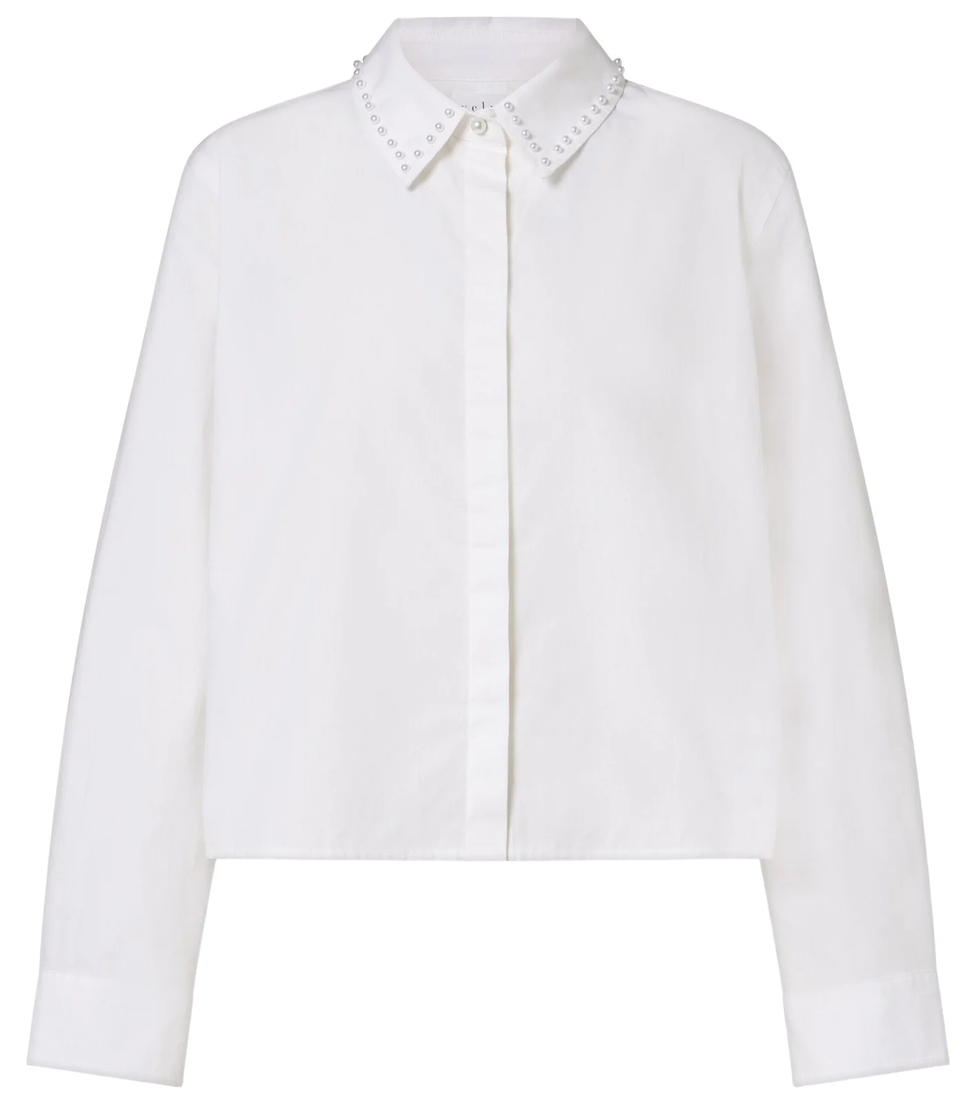 Velvet Jocelyn beaded cotton poplin shirt