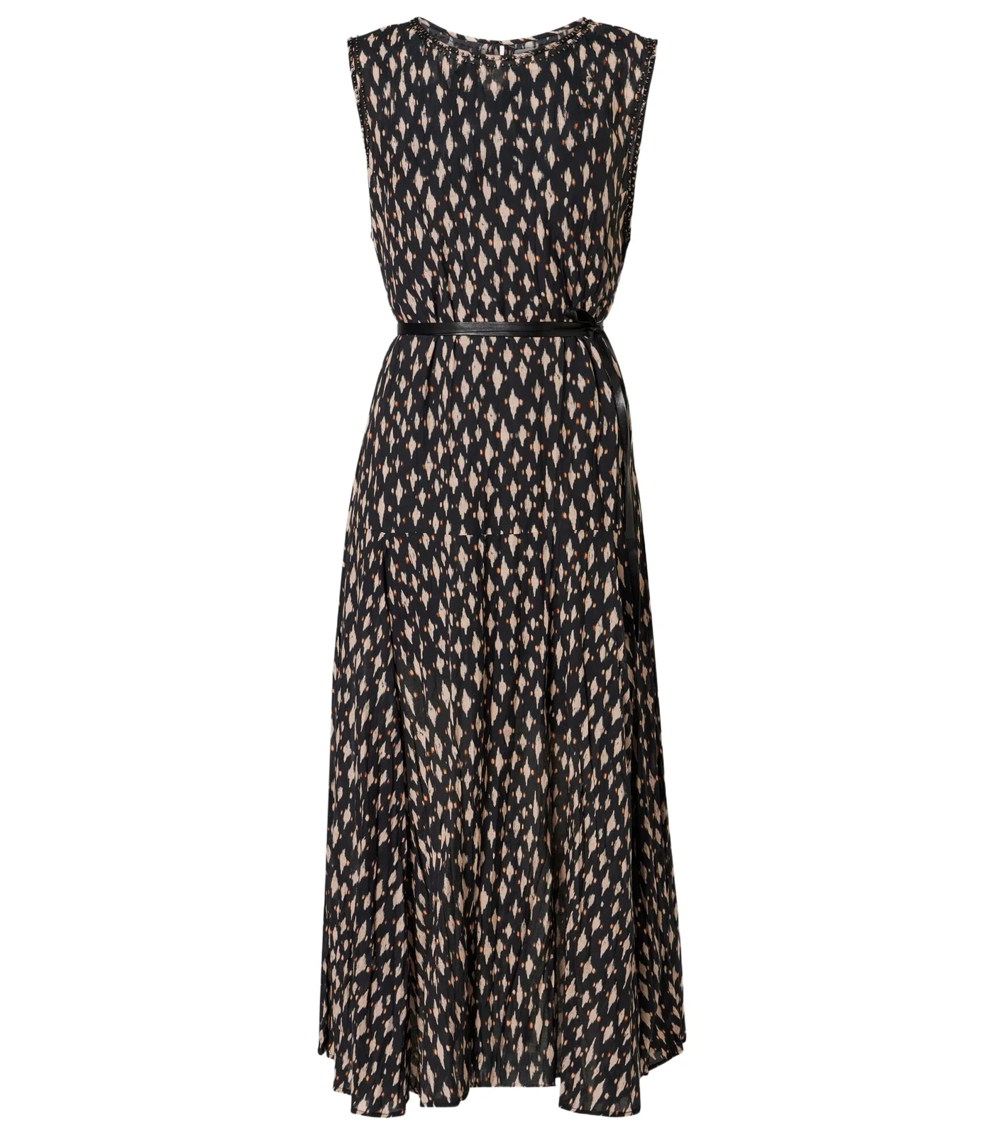 Kaitlyn beaded cotton-blend midi dress Kaitlyn beaded cotton-blend midi dress