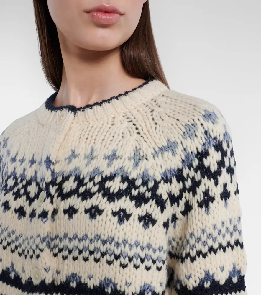 Velvet Tovah Fair Isle wool-blend cardigan | Thumbnail 2 Velvet Tovah Fair Isle wool-blend cardigan | Thumbnail 2